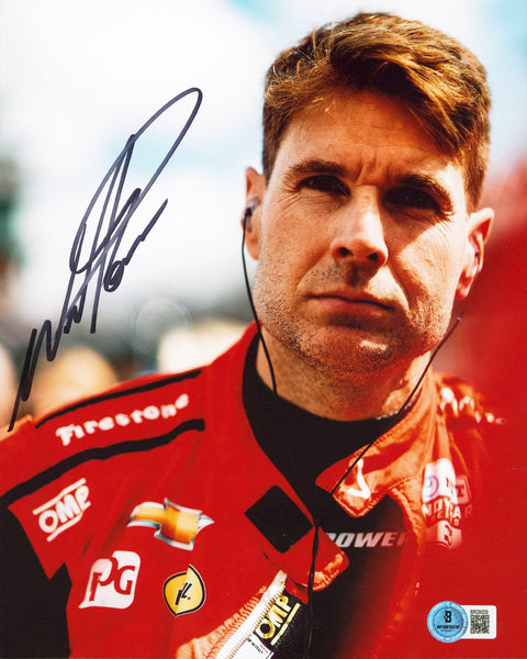 Will Power Indy Car Series Authentic Signed 8x10 Vertical Photo BAS 2
