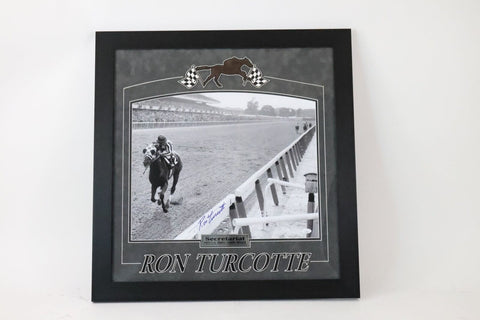 Ron Turcotte Secretariat Autographed 16"x20" Framed Photo