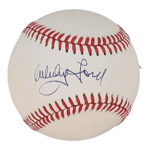 Whitey Ford Signed Official AL Baseball (Beckett) New York Yankees Ace 1950-1967