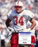 Trev Alberts Signed/Auto/Inscr 8x10 Photo Nebraska Cornhuskers PSA/DNA 185126