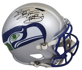 Seahawks Brian Bosworth "The Boz" Signed 1983-01 TB F/S Speed Rep Helmet BAS Wit