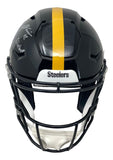 James Harrison Signed Steelers FS Authentic SpeedFlex Helmet Silverback BAS