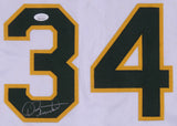 Dave Stewart Signed Oakland Athletics Jersey (JSA COA) 3x World Series Champion