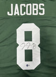 Packers Running Back JOSH JACOBS Signed Custom Replica Green Jersey AUTO - BAS