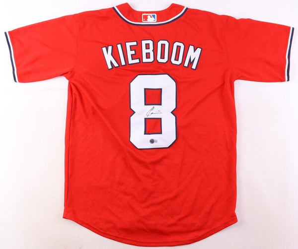 Carter Kieboom Signed Washington Nationals Jersey (Beckett) Series Champion 2019