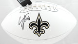 Cam Jordan Autographed New Orleans Saints Logo Football - Beckett W Hologram