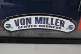 Von Miller Autographed Denver Broncos Navy Jersey Deluxe Framed Beckett COA
