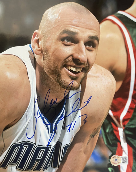 Marcin Gortat Autographed/Signed Orlando Magic 8x10 Photo Beckett 39984