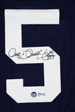 Raghib 'Rocket' Ismail Autographed Blue Pro Style Jersey- Beckett W Hologram