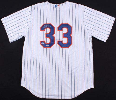 Matt Harvey Signed New York Mets Custom Jersey ( PSA COA ) Former N Y Ace