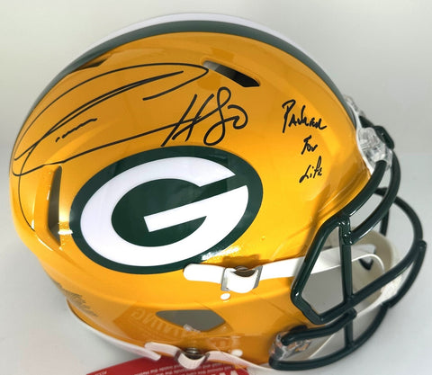 Packers DONALD DRIVER Signed Full Size AUTHENTIC Speed Helmet AUTO w/ Script JSA