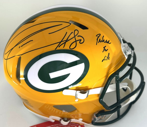 Packers DONALD DRIVER Signed Full Size AUTHENTIC Speed Helmet AUTO w/ Script JSA