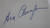Ara Parseghian Signed Index Card (Beckett) Passed Away 2017 / Notre Dame Coach