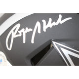 Roger Staubach Autographed Dallas Cowboys Eclipse Mini Helmet HOF Beckett 53675