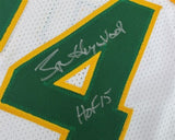 Spencer Haywood Signed Seattle Supersonics Jersey Inscribed "HOF 15" (JSA COA)
