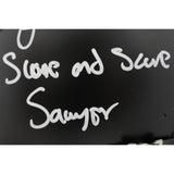 Jack Sawyer Signed Ohio State Buckeyes Black Authentic Helmet Insc Beckett 49634