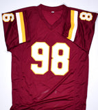 Brian Orakpo Autographed Maroon Pro Style Jersey- Beckett Hologram *Black