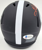 Herschel Walker Auto Georgia Bulldogs Eclipse Black Mini Helmet Heisman 82 BAS