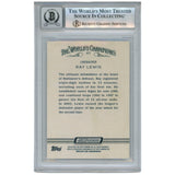 Ray Lewis Autographed 2023 Topps Allen & Ginter #417 Trading Card Beckett 52925