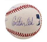 Berra, Piazza, Carter, Fisk & Ivan Rodriguez Signed NY Yankees Rawlings OML Ball