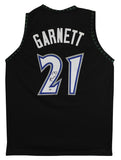 Kevin Garnett Authentic Signed Black Pro Style Jersey Autographed PSA/DNA
