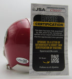 Charley Trippi Signed/Autographed Georgia Red Mini Football Helmet JSA 213504