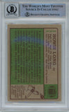 Howie Long Autographed 1984 Topps #111 Rookie Card w/HOF BAS 10 Slab 42945