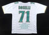 Tony Boselli Signed Jacksonville Jaguars Career Highlight Stat Jersey (JSA COA)