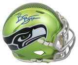 Seahawks Brian Bosworth Signed Flash Speed Mini Helmet W/ Case BAS Witnessed