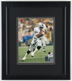 Tim Brown Signed Oakland Raiders 15" x 18" Custom Framed Photo Display (PSA COA)