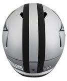 Cowboys Dak Prescott Signed Rave Full Size Speed Rep Helmet W/ Case BAS Witness