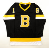Derek Sanderson Signed Bruins Throwback Jersey (JSA) Boston Center 1968-1972