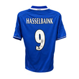 Jimmy Floyd Hasselbaink Signed Chelsea FC Soccer Jersey #9 with Beckett COA