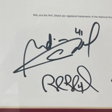 Joe Sakic Colorado Avalanche Autographed Looney Tunes 29"x26.5" Photo JSA COA