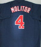 Twins PAUL MOLITOR Signed Custom Replica Navy Jersey AUTO - HOF '04 - JSA
