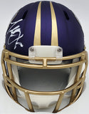 Terrell Suggs Autographed Falcons Rave Mini Helmet Beckett Witness 2W637228
