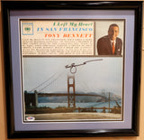 Tony Bennet Autographed 11x14 Photo Framed PSA COA