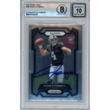 Aidan O'Connell Autographed 2023 Panini #360 Grade 10 Card Beckett 46503