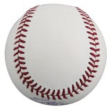 Rangers Evan Carter "1st MLB HR" Signed Manfred OML Baseball BAS Wit #W871401