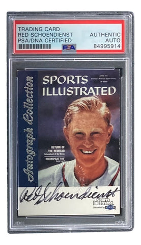 Red Schoendienst Signed 1999 Fleer Sports Illustrated Trading Card PSA/DNA