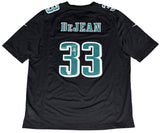 COOPER DEJEAN SIGNED PHILADELPHIA EAGLES #33 BLACK NIKE SUPER BOWL LIX JERSEY