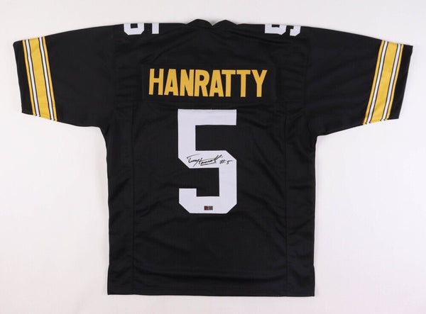 Terry Hanratty Signed Pittsburgh Steeler Jersey (TSE COA) Terry Bradshaw's #2 QB