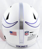 Justin Jefferson Autographed Vikings F/S Alt 2024 Speed Flex Helmet - Beckett W