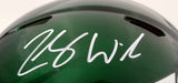 ZACH WILSON AUTOGRAPHED JETS GREEN FULL SIZE AUTHENTIC HELMET BECKETT 194727