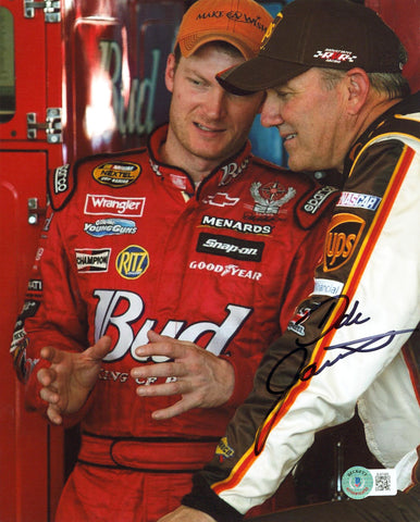 Dale Jarrett NASCAR Authentic Signed 8x10 Photo Autographed BAS #BJ67485