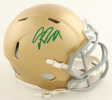 Riley Leonard Signed Notre Dame Fighting Irish Mini Helmet /PSA Starting QB 2024