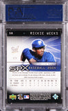 Brewers Rickie Weeks Authentic Signed 2004 SPx #58 Card PSA/DNA Slabbed