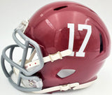 MARK INGRAM AUTOGRAPHED ALABAMA CRIMSON TIDE SPEED MINI HELMET BECKETT 185832
