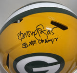 DORSEY LEVENS Signed Full Size Replica Speed Helmet AUTO w/ SB XXXI Champs - BAS