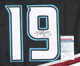 Troy Terry Signed Ducks Jersey (JSA COA) Anaheim #1 Scorer 2021-22 /37 Goals